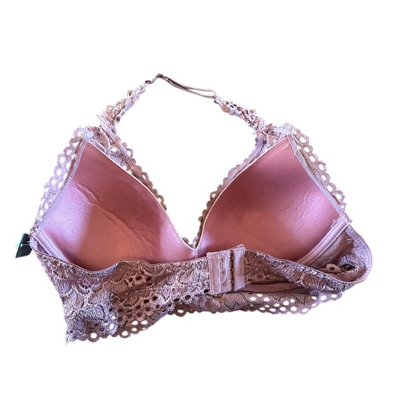 Lavender Lace Padded Underwire Bra Medium 32/34 B/C NWT - Picture 3 of 6